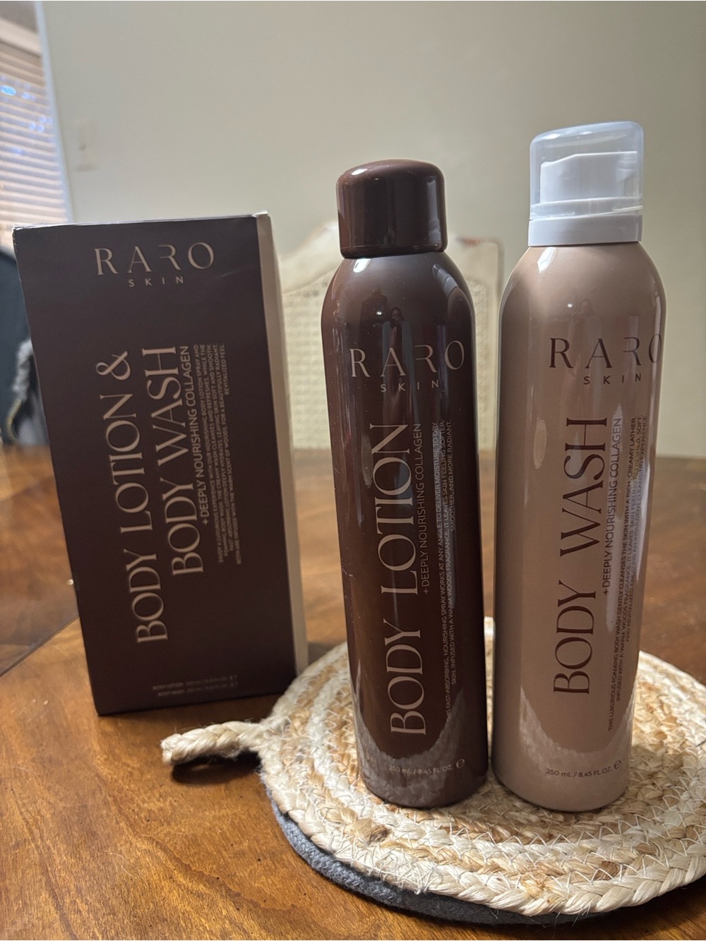RARO Body Lotion & Body Wash Set